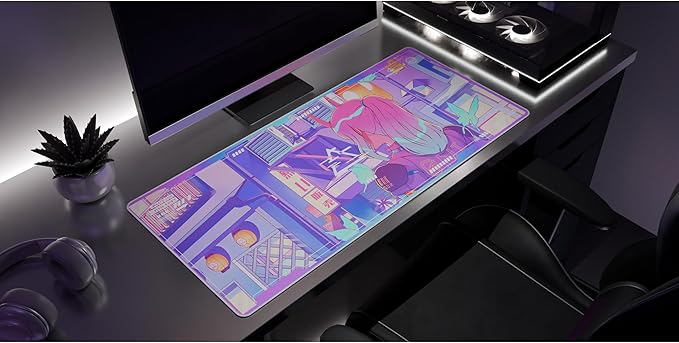 Jellyfish Crossing Gaming Desk Mat – Large Extended Mouse &amp Keyboard Pad