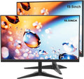 19.5inch Without Audio Professional HD Monitor (1660 x 900)2pack 60Hz Refresh Rate Visual Protection Technology Blue Light Filter and Flicker-Free Technology (HDMI and VGA Ports)