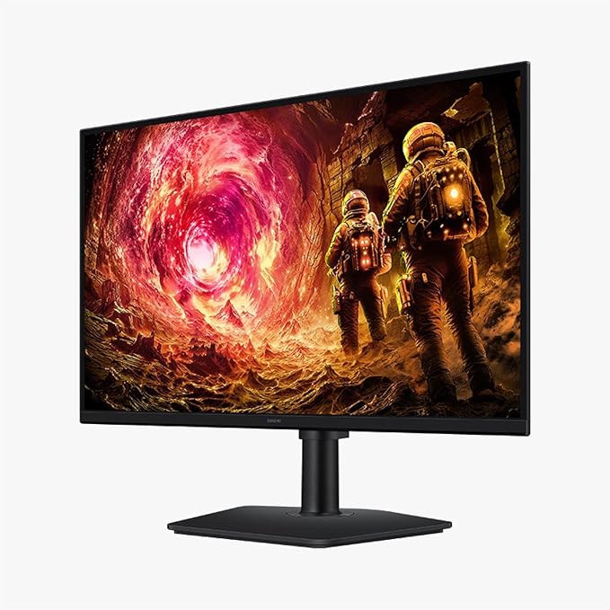 Samsung 27” Odyssey G5 G50F QHD Resolution Gaming Monitor 180Hz Refresh Rate Fast IPS Panel HDR10 NVIDIA G-Sync Compatible 1ms Response Time (GtG) AMD FreeSync™ Adjustable Stand LS27FG502ENXZA