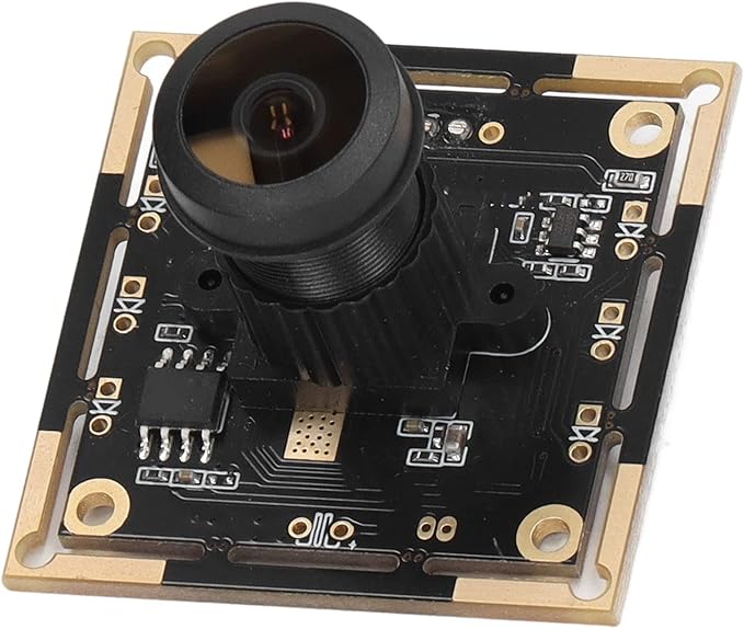 1MP USB Camera Module with HD 1280x720 Resolution Built in Video Webcam Board for Industrial Components Easy Plug and Play No Driver Needed 180° Wide Angle View MJPEG Format