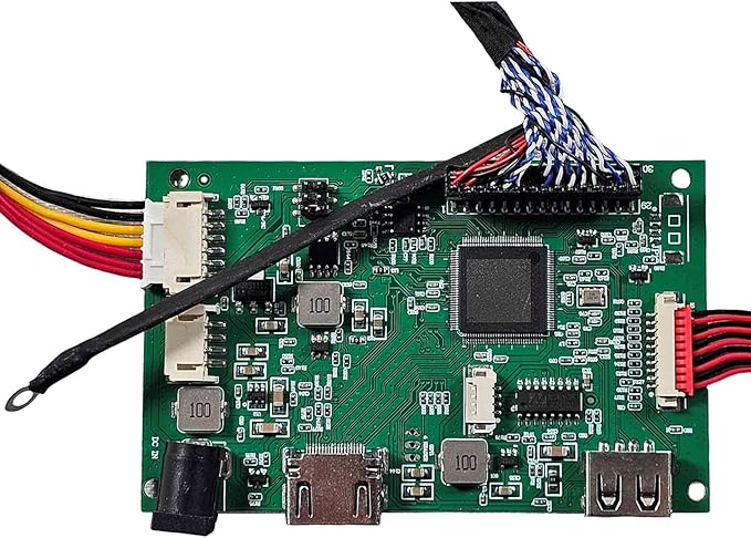 VSDISPLAY USB LCD Controller Board Fit for 28 Inch 1920x360 DV280FBM-NB0 LCD Screen