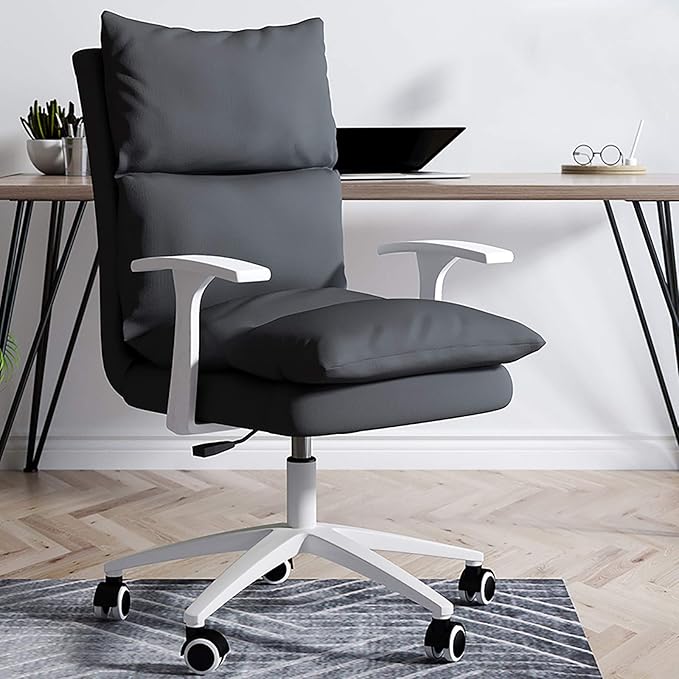 Office Chair Gaming Chair Computer Chair Upholstered Office ChairModern Swivel Chair Fabric Conference Chair High Back Gaming Chair for Home ExecutiveErgonomic Computer Chair Fabric Desk C