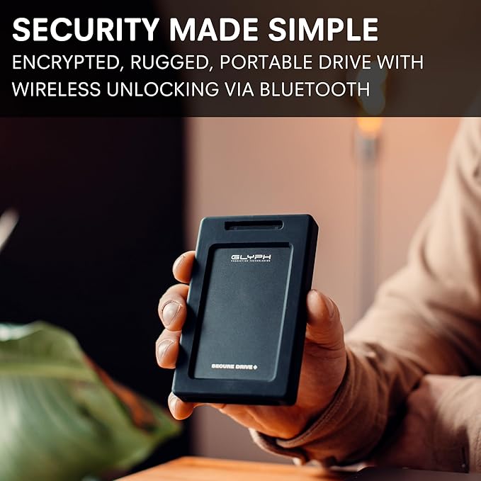 Glyph SecureDrive+ Encrypted Drive with Bluetooth 2 TB