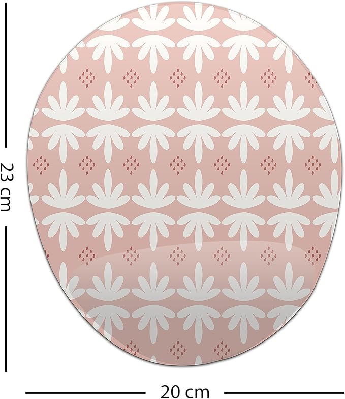 Ergonomic Mouse Pad with Wrist Rest Digital Printed Mouse Mat for Tendon Sheath Problems Non-Slip Base for Office and Home Size: 20 x 23 cm