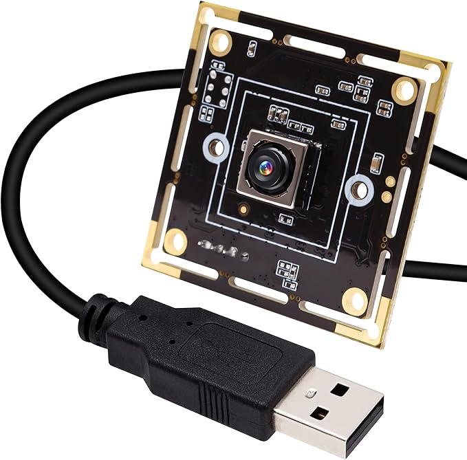ELP 16MP Autofocus USB Camera Module - 4K UVC USB2.0 With 68-Degree Mini Size Lens IMX298 for Computer Laptop PC - Video Lightburn Industrial Embedded Webcam Board