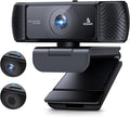 NexiGo 1080P 60FPS Webcam with Software Control and Microphone AutoFocus w/Privacy Cover N680P Pro Computer Web Camera for Skype Zoom Teams Mac PC Laptop Desktop