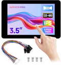 Waveshare 3.5inch Capacitive Touch Display Compatible with Raspberry Pi 5/4B/3B Pi Pico IPS Panel 320×480 5-Point Touch Immersion Gold Process Toughened Glass Panel