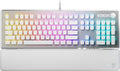 Turtle Beach Vulcan II – Full-Size PC Gaming Keyboard Titan II Mechanical Switches Customizable RGB Illuminated Keys Detachable Palm Rest Media Controls Aluminum Top Plate Numpad – White