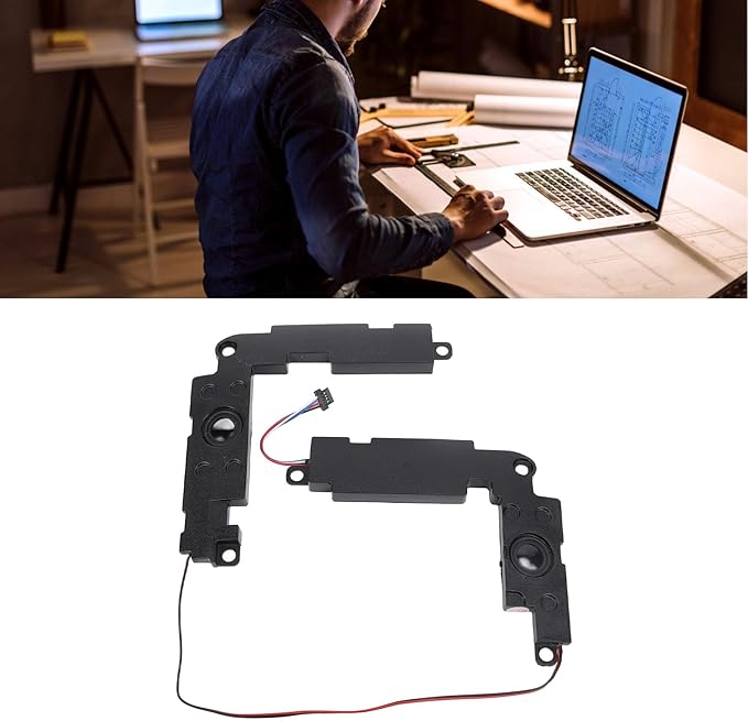 Laptop Speaker Replacement ABS Material Internal Speaker with Connectors Easy to Install and Disassemble for 15 7548 7547 05KR9K Excellent Sound Quality