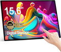15.6 Digital Signage Displays 10000 mAh Capacitive Touch Screen Advertising Display with HDMI-in All in One LCD Commercial Monitor Player with Android 11(2+32GB)