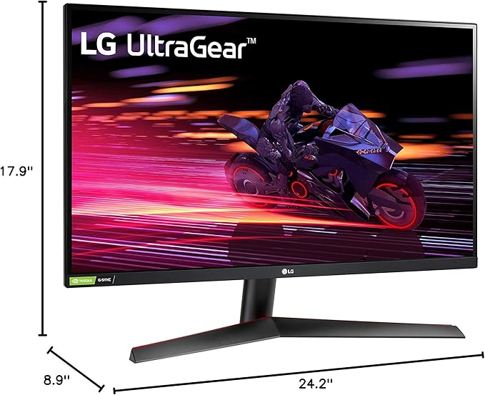 LG 27GP700-B 27” Ultragear FHD (1920 x 1080) IPS Gaming Monitor w/ 1ms Response Time &amp 240Hz Refresh Rate NVIDIA G-SYNC Compatible with AMD FreeSync Premium Ultra-Thin Bezel HDMI x2