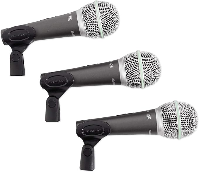 SAMSON Q6 Dynamic Microphone (3-Pack)