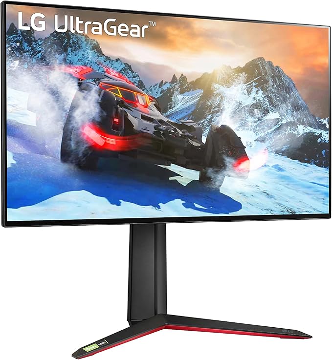 LG 27GP95R-B 27” Ultragear UHD (3840 x 2160) Nano IPS Gaming Monitor w/1ms Response Time &amp 144Hz Refresh Rate NVIDIA G-SYNC Compatible &amp AMD FreeSync Pro Adjustable Tilt Height Swivel &amp