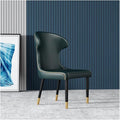 Adjustable Office Computer Chair with Armrest Dining Chairs Kitchen Backrest Room Furniture Soft Cushion Chair(Green)
