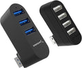 Sabrent Premium 3-Port Aluminum Mini USB 3.0 Hub + 4-Port USB 2.0 Hub