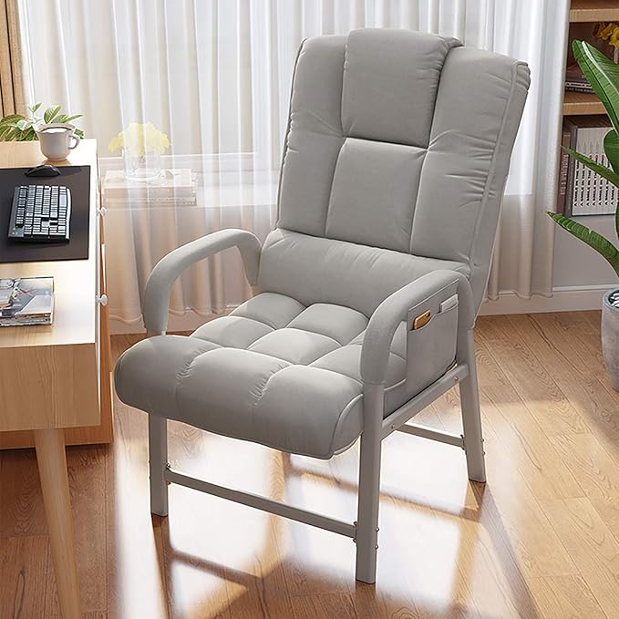 Office Chair Gaming Chair Computer Chair Fabric Office ChairErgonomic Computer Chair Home Modern Desk ChairTufted Executive Chair with Thick Seat and FootrestUpholstered High Back Confere