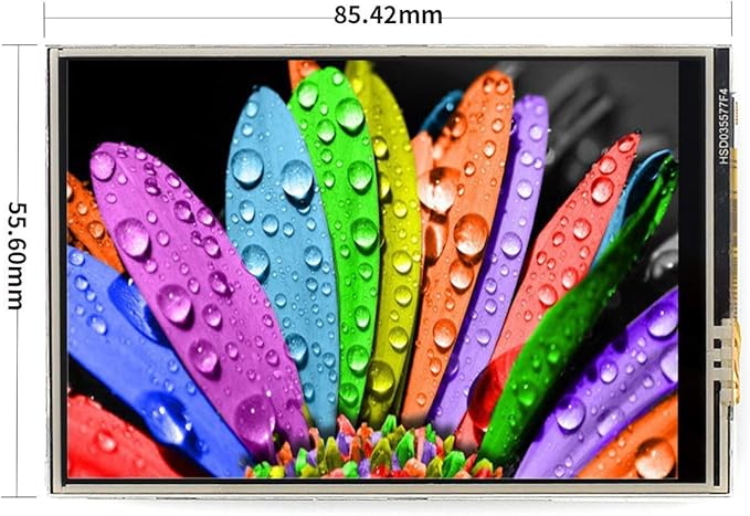 3.5 inch TFT Touch Screen (C) 480x320 Hardware Resolution LCD Display HDMI Module for Raspberry Pi 3/2/1 Model B B+ A+ Zero W 125MHz High-Speed SPI (Refresh Rate up to 50Hz)