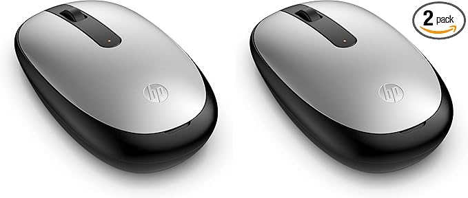 HP 240 Bluetooth Mouse-Silver Bluetooth 5.1 Wireless Swift Pair 1600 DPI accurate tracking 3 Buttons Slim Portable 2-year battery for Wins PC laptop Notebook Mac and Chromebook (43N04AA#ABA)