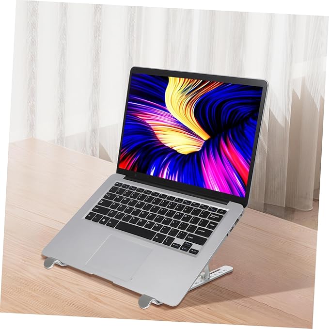 Laptop Cooling Stand with Height Fan Cooling Pad for Laptop Compatibility Slip Design Portable for Desk Use