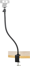 AceTaken Webcam Mount - Flexible Gooseneck Arm Clamp Stand Tripod for Logitech Webcam C920s C920 C930e C922x C930 C922 C925e C615 Brio - 25 inches