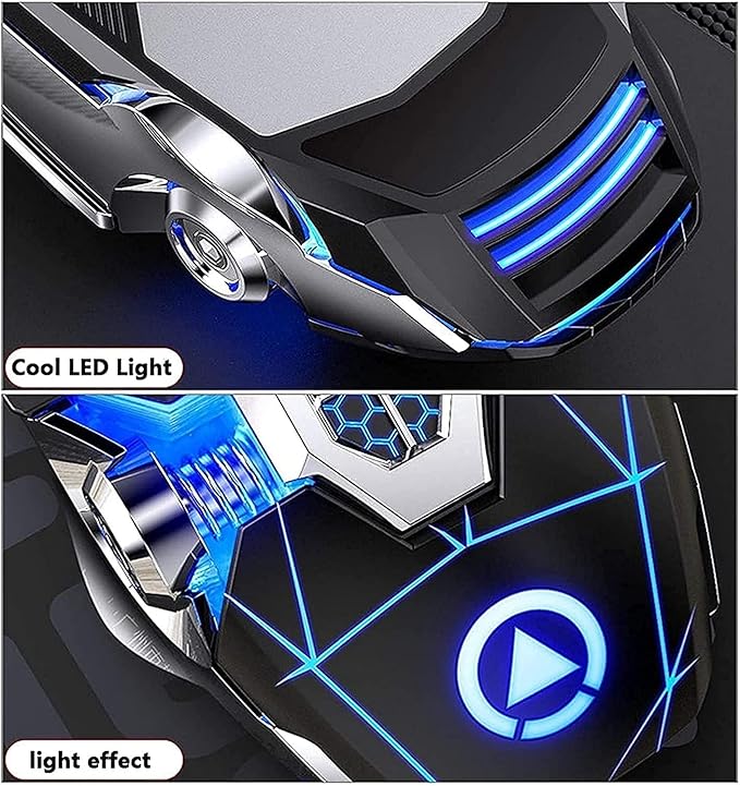 Gaming Keyboard and Mouse ComboUSB Wired for PC Laptop Computer Gamer Mechanical Feel Suspensionfor PC Laptop Computer Game and Work