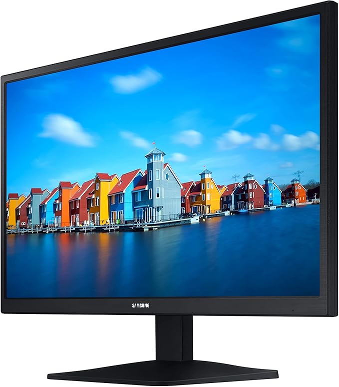 Samsung S33A Series 24-Inch FHD 1080p Computer Monitor HDMI VA Panel Eye Saver Mode Game Mode (LS24A338NHNXZA) Black