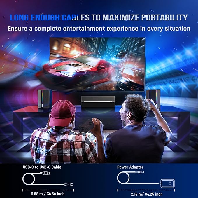FIFINE Computer Speakers System with Subwoofer Gaming Speaker for PC with RGB Volume Control Monitoring 3.5mm Aux Input AC Powered Speakers for Desktop Mobile TV-AmpliGame A22