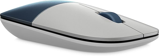 HP Z3700 Wireless Mouse Precise Sensor Blue LED Technology 1200 DPI 3 Buttons Scroll Wheel 2.4 GHz Wireless USB Receiver Included Practical and Comfortable Design Aqua Green