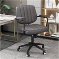 Adjustable Office Computer Chair with Armrest Computer Chair Household Adjustable Lifting Backrest Gaming(Dark Gray)