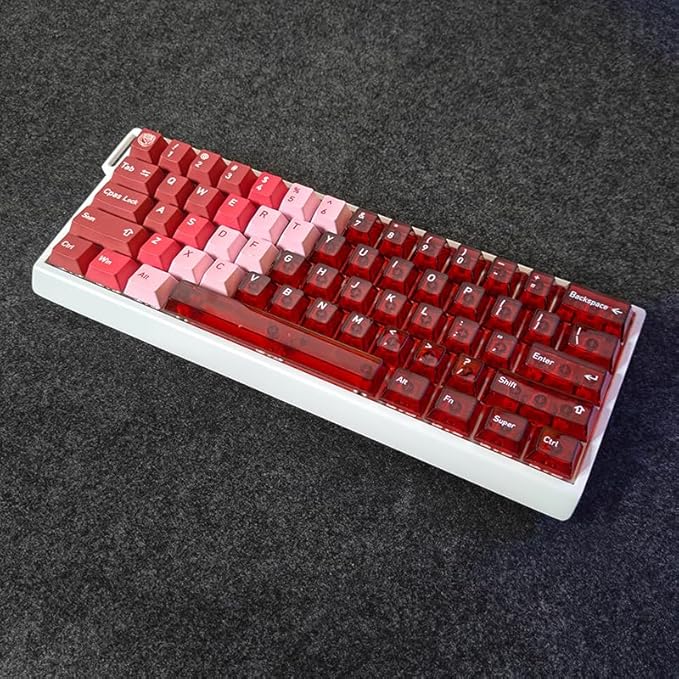 FKZ H60 Aluminum Keyboard Case60% Compact Customized Mechanical Gaming Keyboard Housing Compatible with Wooting60/Win60/GH60/MADLIONS MAD60HE/61Keys Barebones Keyboard DIY (White)