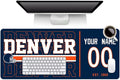 ANTKING Denver Mouse Pad Custom Name and Number Desk Pad for Men Women Youth Gifts