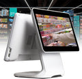 POS Cash RegisterAll in One Smart Touch Screen Cash Register POS with 15.6” Touch Screen N2930 CPU 4/8GB RAM 64GB SSD Windows 7/10Adjustable Angle for Retail Restaurant4GB