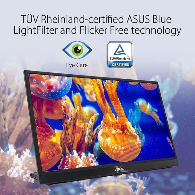 ASUS 16 Portable Monitor - WQXGA 120Hz IPS USB-C/HDMI DisplayHDRTM 400