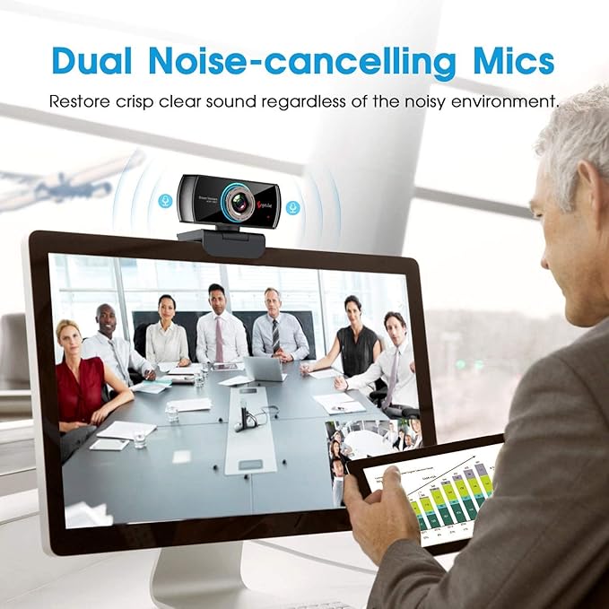 Angetube 1080P Webcam for Streaming 920 PC Web Camera Calling Video Recording Cam for Windows Mac Conferencing Gaming Xbox Skype OBS Twitch Xsplit GoReact with Microphone &amp 100-Degree View Angle