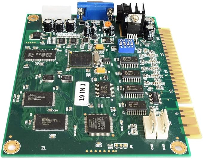 BLEE Classical Arcade Board 19 in 1 Arcade PCB Jamma Board Horizontal Jamma Multi Game CGA VGA Output