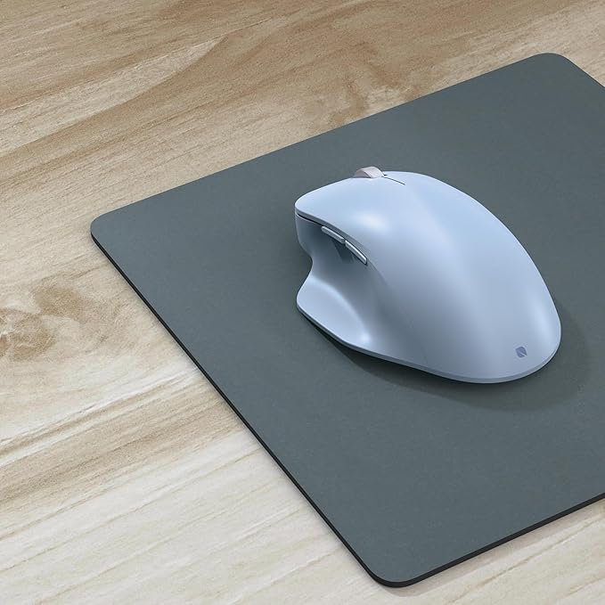 Incase Bluetooth Ergonomic Mouse – Designed by Microsoft – Two Thumb Buttons Easy to Grip Thumb Rest Precision Tracking Connects 3 Devices 15 Month Battery Life PCs/Laptops (Pastel Blue)