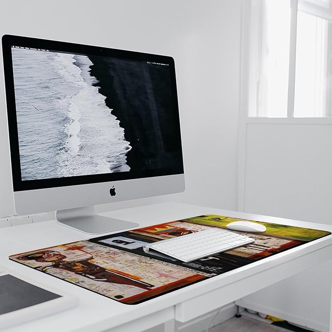 Jean Michel Basquiat Grillo Art Mouse Pad for Home Office Gaming 40x90cm