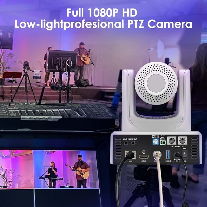 PTZ Camera Bundle with HDMI/SDI/USB/IP Streaming auto-Tracking (1 x 20x and 1 x 30x ptz Camera)
