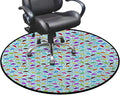Multi Round mat Office Chair Mat Hardwood Floor mat Chair mat Round Chair Cushion for Desk Chair Office ChairCushion Chair Mat Umbrella Display Autumn Season Modern Art Diameter 47.2 in