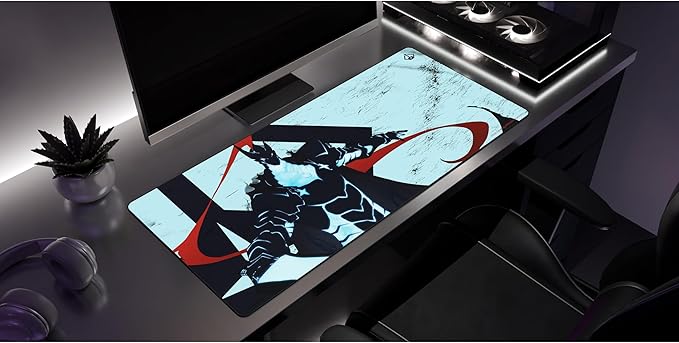 Igris Shadow - Solo Leveling – Large Extended Mouse &amp Keyboard Pad