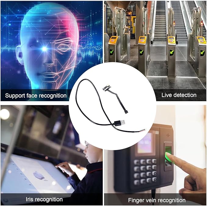 12MP Camera Module IMX258 Chip High Resolution 3840x3104 MJPEG Format 15FPS Frame Rate 80 Degree Fixed Focus USB Wired Camera for Document Scanning and Facial Recognition