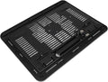 Silent Laptop Cooling Pad with LED Fan Mesh Stand with Anti-Slip Feet Upward Airflow Cooling Mat for Heat Dissipation Compatible Laptop Accessory