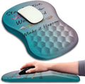 Mouse Pad Wrist Support Ergonomic Mouse Pad with Massage Dot Comfortable Computer Mouse Pad for Laptop Wrist Rest Pain Relief Mousepad with Non-Slip PU Base for Office &amp Home 12 x 8 in