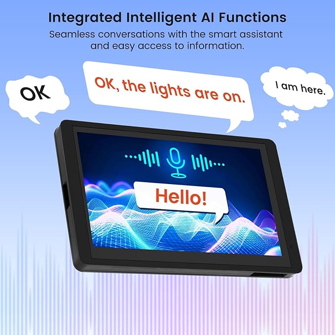 ELECROW ESP32 Display 800×480 5 HMI Advanced ESP32 IPS Touch Display with Acrylic Case Support AI Speech Interaction 32-Bit LX7 Dual-Core Processor Up to 240MHz Compatible with Arduino ESP-IDF