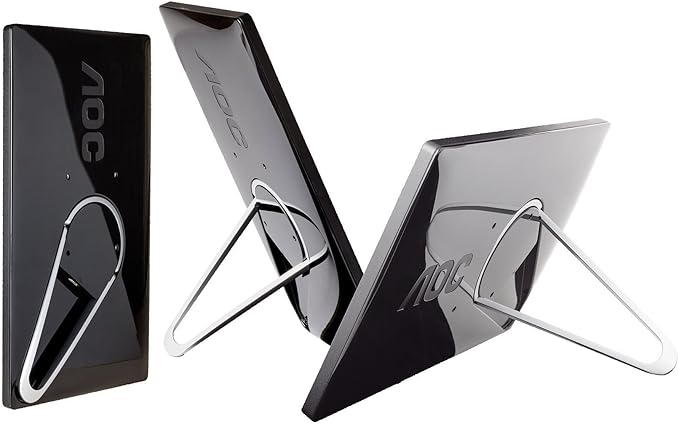 AOC e1659Fwu 16-Inch Ultra Slim 1366x768 Res 200 cd/m2 Brightness USB 3.0-Powered Portable LED Monitor (Renewed)