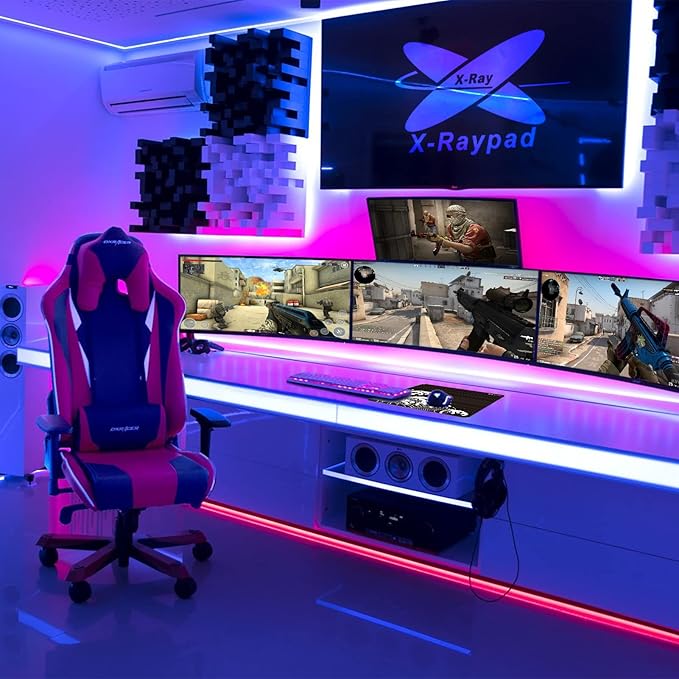 X-Raypad Aqua Control Plus Wave Gaming Mouse Pad Ultra-High Precision Mouse Pad with Perfect Speed and Control Capability Consistent X and Y Glide Designed for Fps Players with Low DPI Requirements