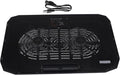 Foldable Height Laptop Stand with USB Powered Cooling Fan Mesh Ventilation Base for Notebooks Quiet Radiator Exhaust Fan for Gaming Work and Home Use