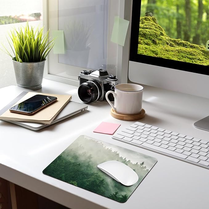 Nicunom 40 Pcs Sublimation Mouse Pad Blanks Heat Press Printing Crafts Mousepads 3mm Thick DIY Custom Mouse Pads Anti-Slip Rubber Mouse Mat for Office Laptop Computer Gaming