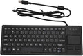 Sanpyl Wired Mechanical USB Keyboard IP68 &amp Touch Industrial Keyboard with Touchpad for Laptop Notebook PC 310x115x12mm / 12.2x4.53x0.47inch