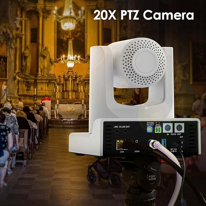 PTZ Camera Bundle with HDMI/SDI/USB/IP Streaming auto-Tracking (1 x 20x and 1 x 30x ptz Camera)